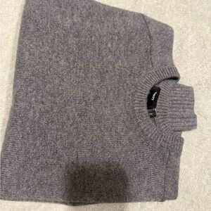Theory Men's Charcoal Crewneck Sweater